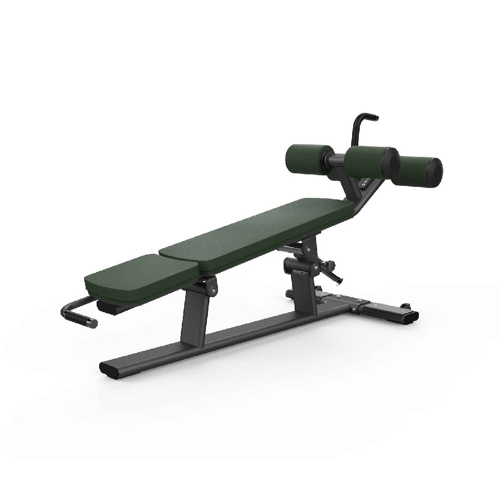 可调节下斜推举/腹肌练习椅-SH-G6879-T18